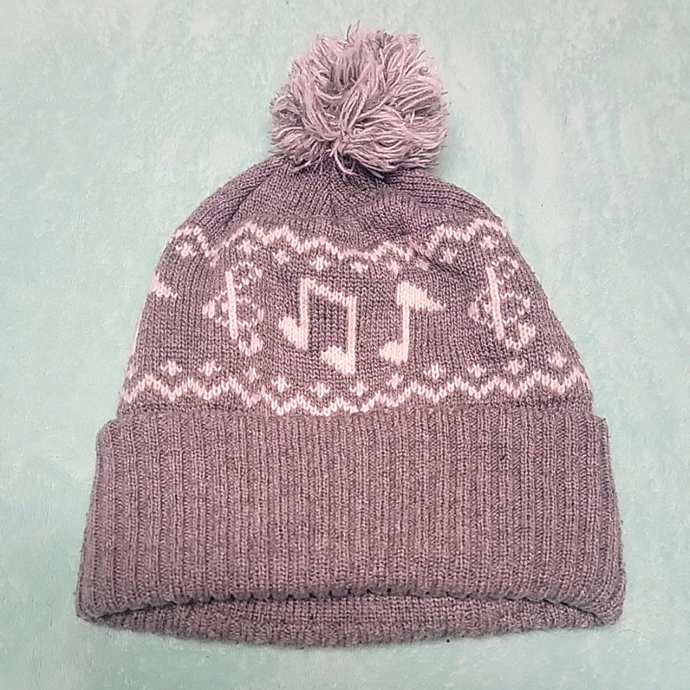 Music note beanie